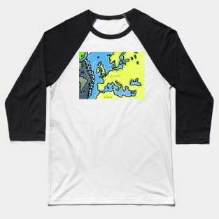 The map Baseball T-Shirt